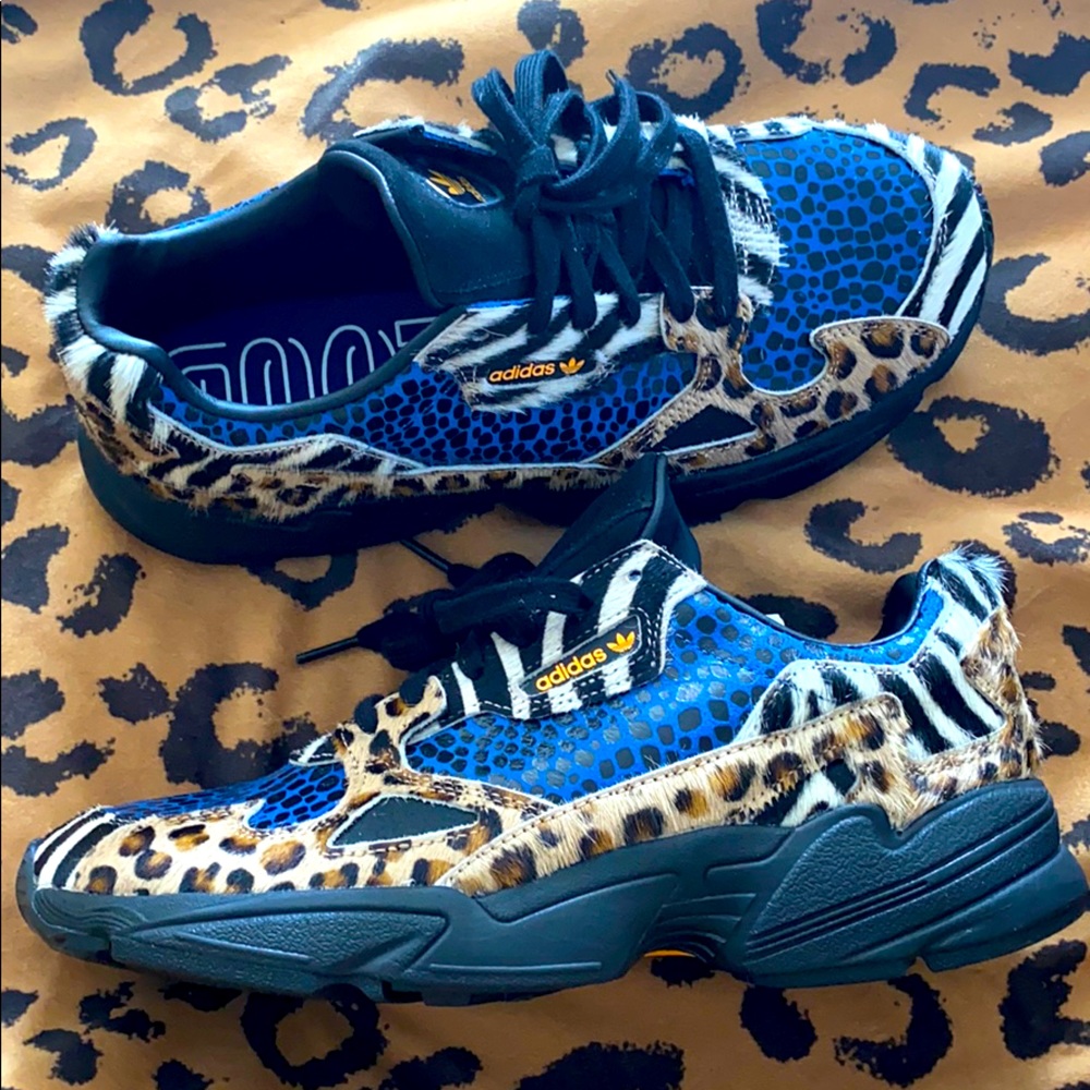 Adidas Falcon Animal Print Sneakers
